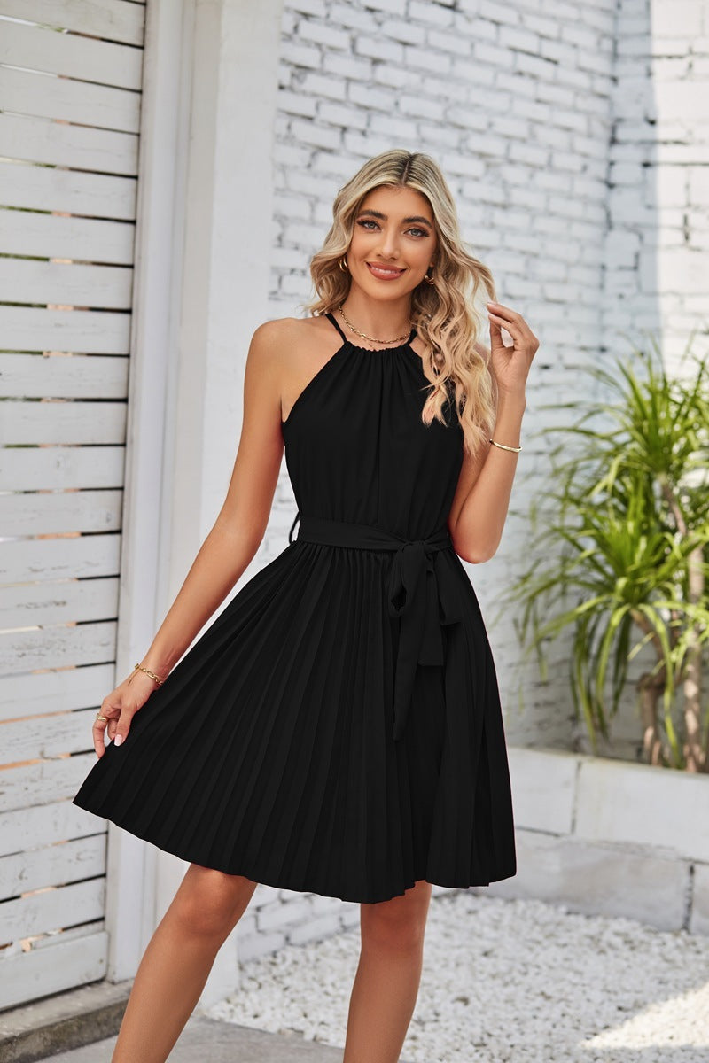 Elsbeth |Robe Bustier Sorties Lumineuses Noir