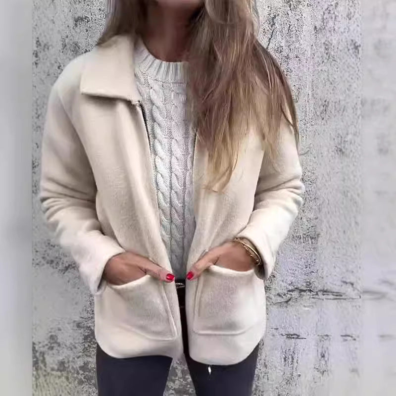Manteau Stylishly - Style et Confort pour l'Hiver Apricot