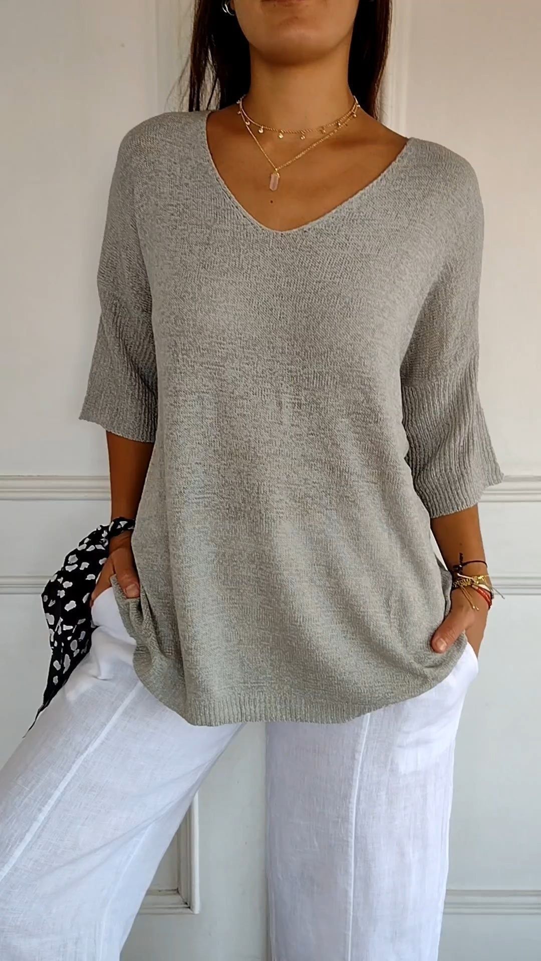 Pull Alice Sorties Intemporelles Gris