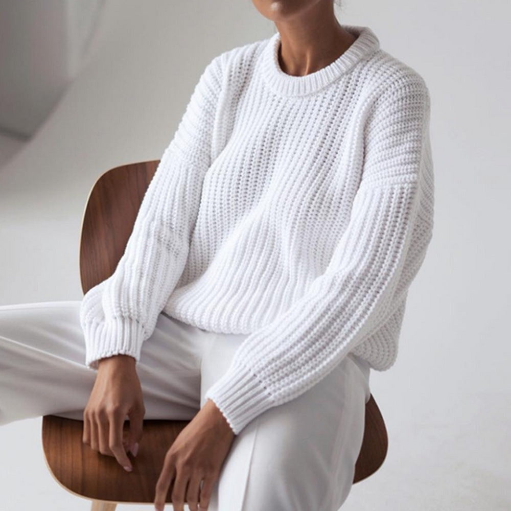 Pull Classique vivatelle Sorties Décontractées Blanc