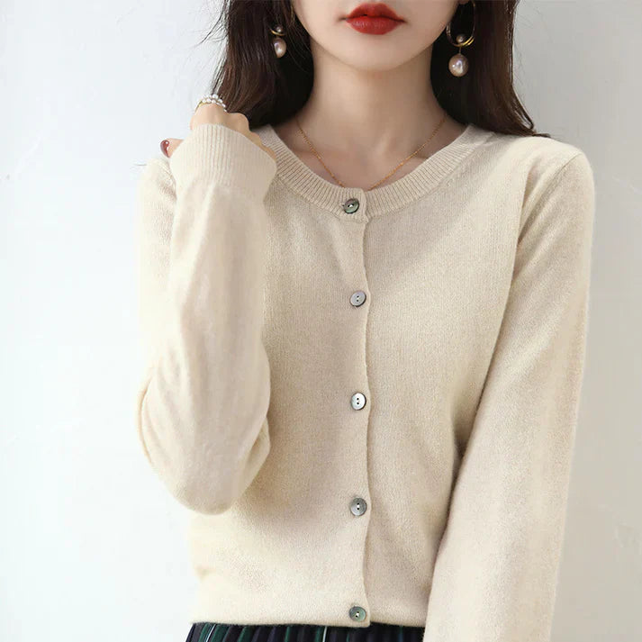 Pull Court vivatelle Sorties Classiques Beige