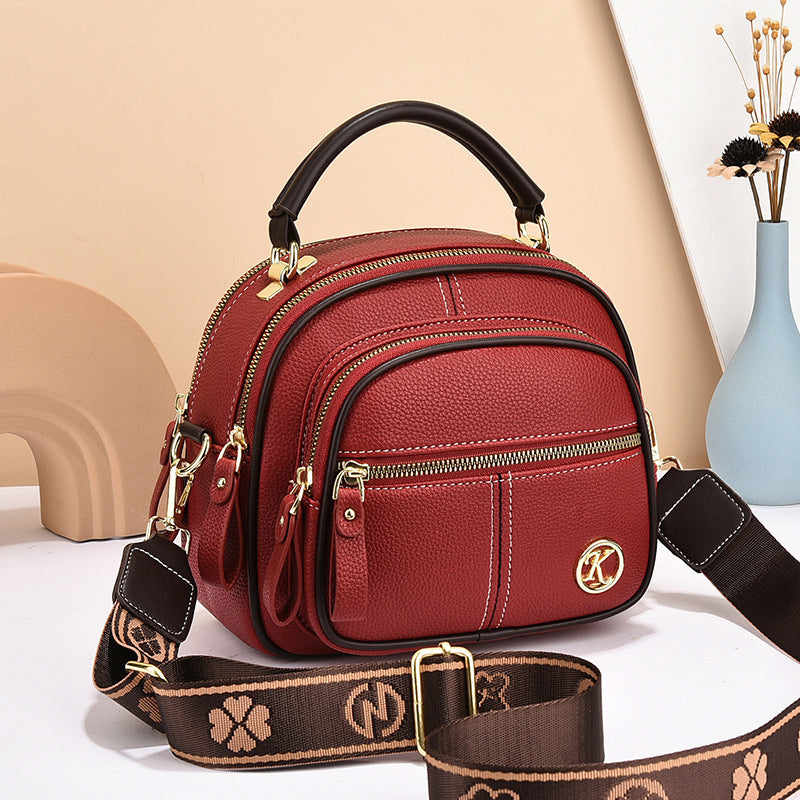 Livora|Sac Bandoulière Polyvalent Rouge