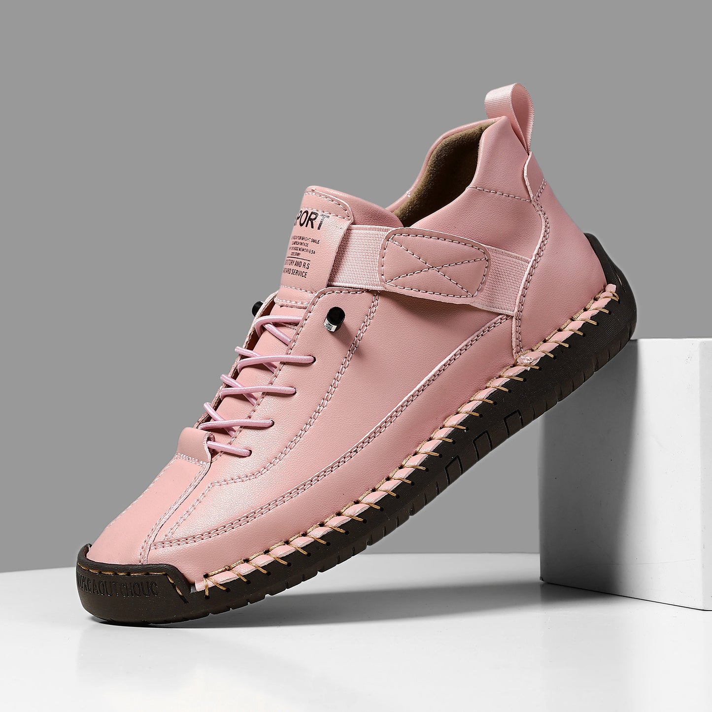 Lina™ | BASKETS CONFORT ORTHOPÉDIQUE BEIGE Rose