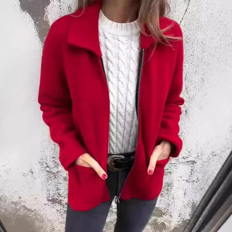 Manteau Stylishly - Style et Confort pour l'Hiver Rouge