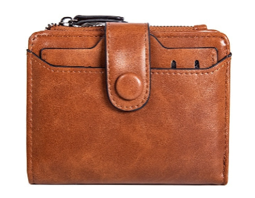 Portefeuille Casual en PU Marron
