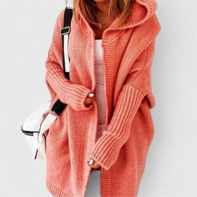 Mila|Cardigan Tricoté Confortable Orange