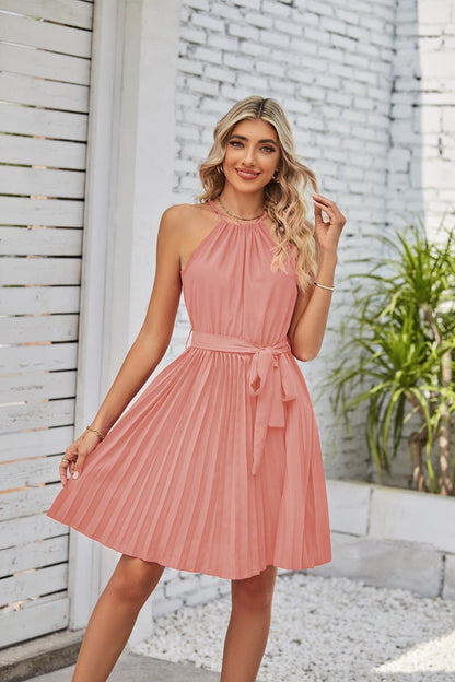 Elsbeth |Robe Bustier Sorties Lumineuses Rose