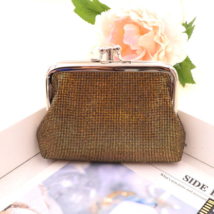 Sac vivatelle Élégance Rétro en Cuir Dorée