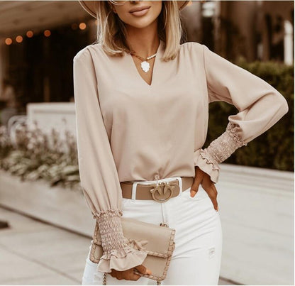 Pull Longues Manches vivatelle Sorties Élégantes Apricot