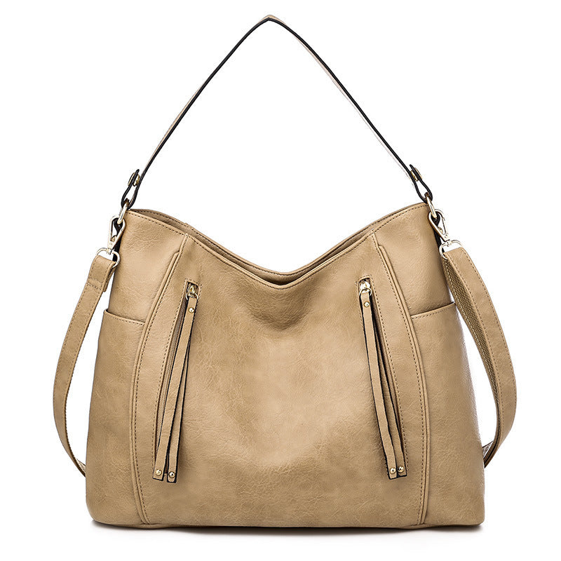 Géorgie | Sac en cuir vintage élégant Khaki