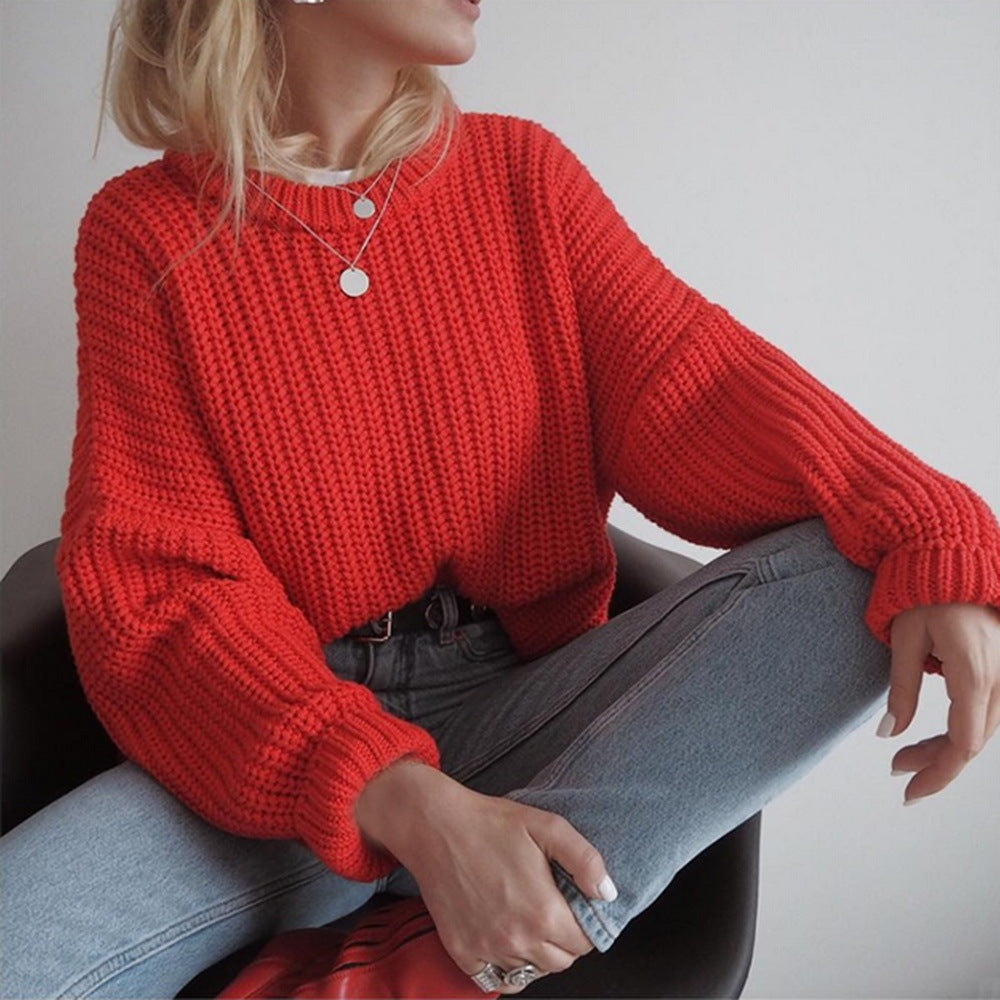 Pull Classique vivatelle Sorties Décontractées Rouge