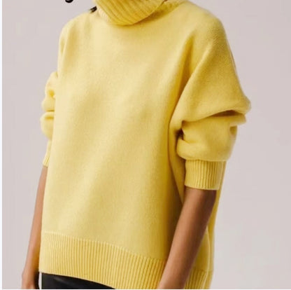 Valor|Pull à col roulé Jaune