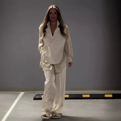 Ensemble Mila|Chic et Élégant Beige