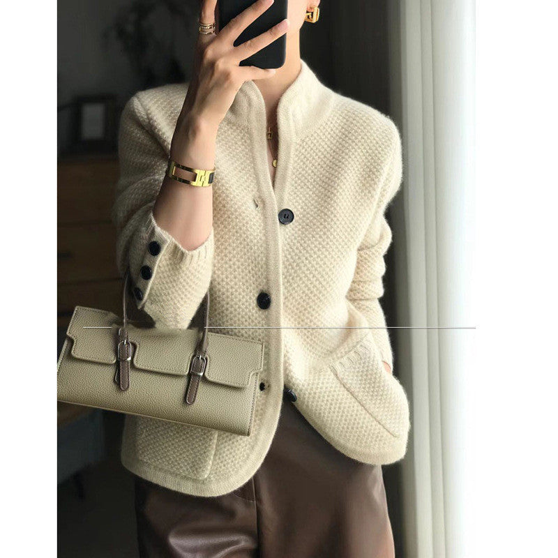 ÉLIANE-VESTE ÉLÉGANTE ET DOUILLETTE Beige