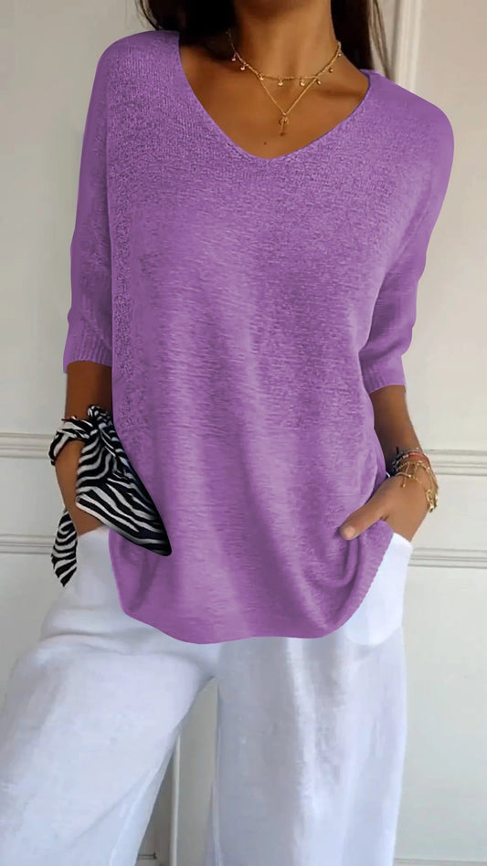 Pull Alice Sorties Intemporelles Mauve