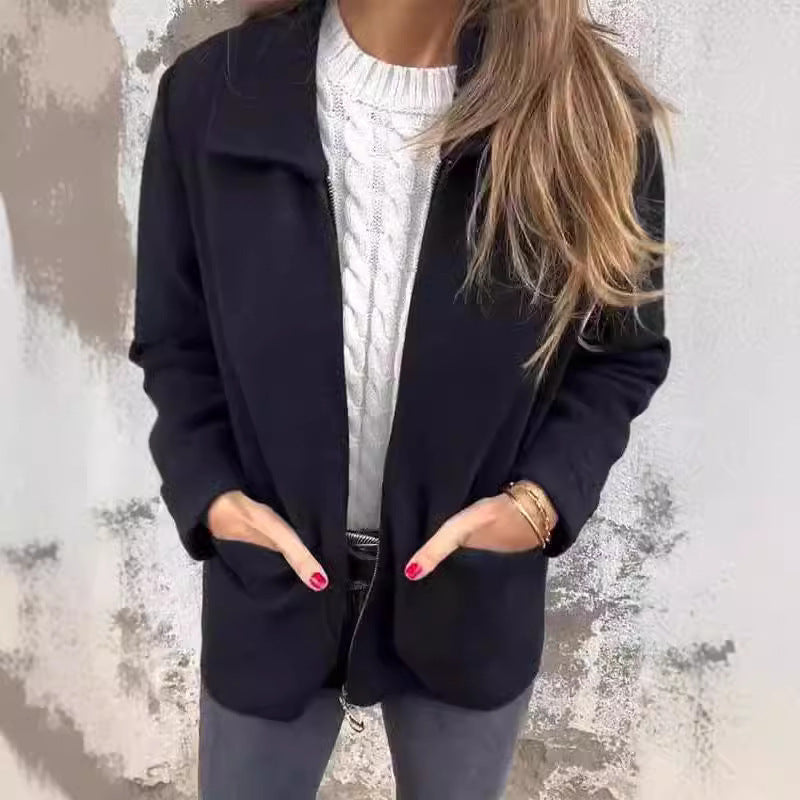 Manteau Stylishly - Style et Confort pour l'Hiver Noir