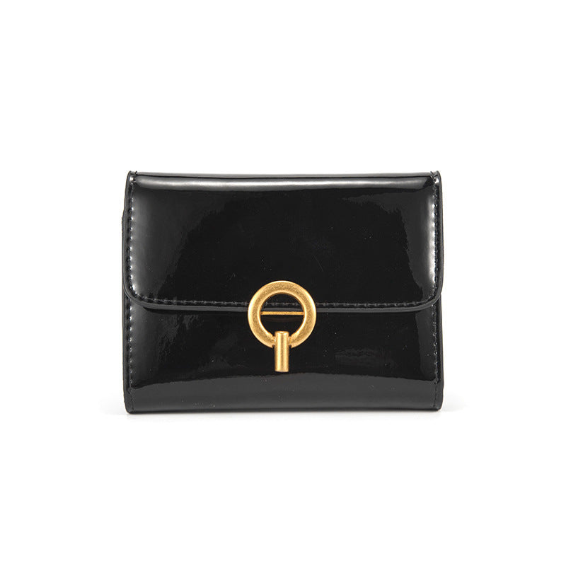 Porte-cartes en Cuir Noir