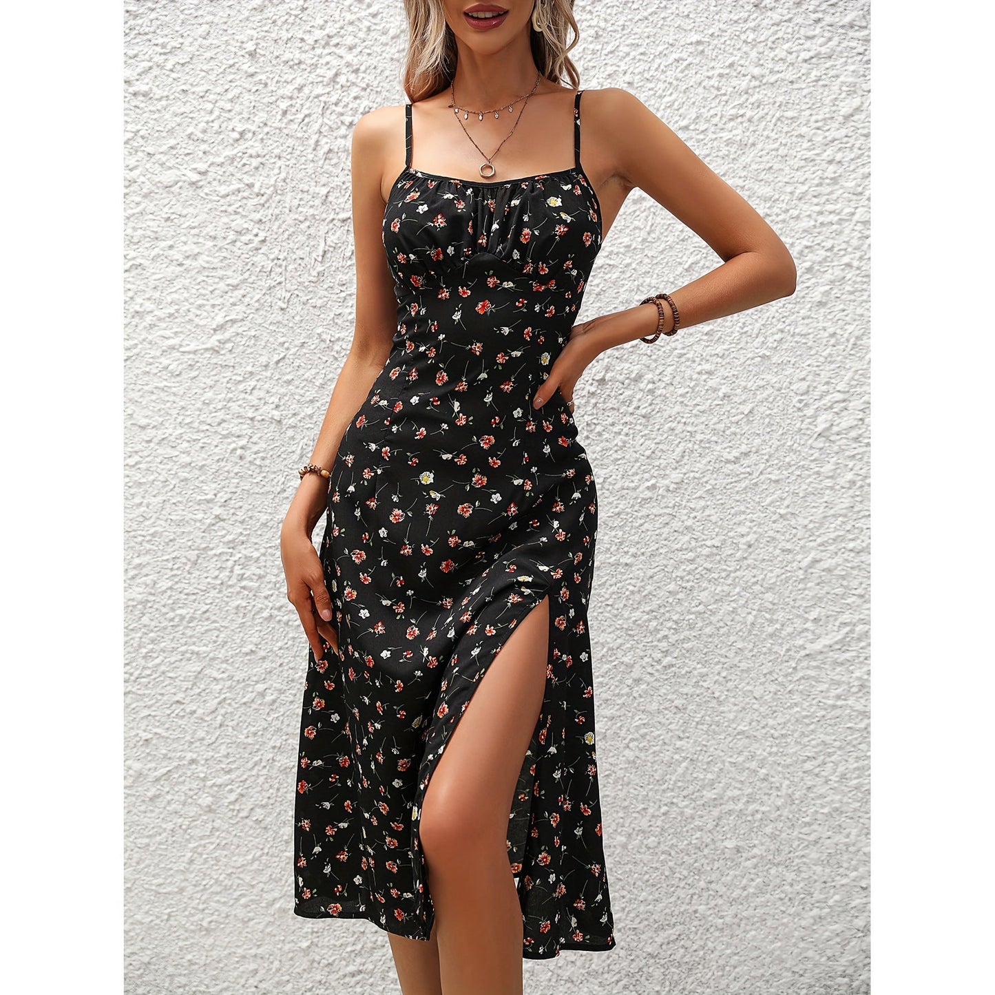 Robe Pois vivatelle Noir