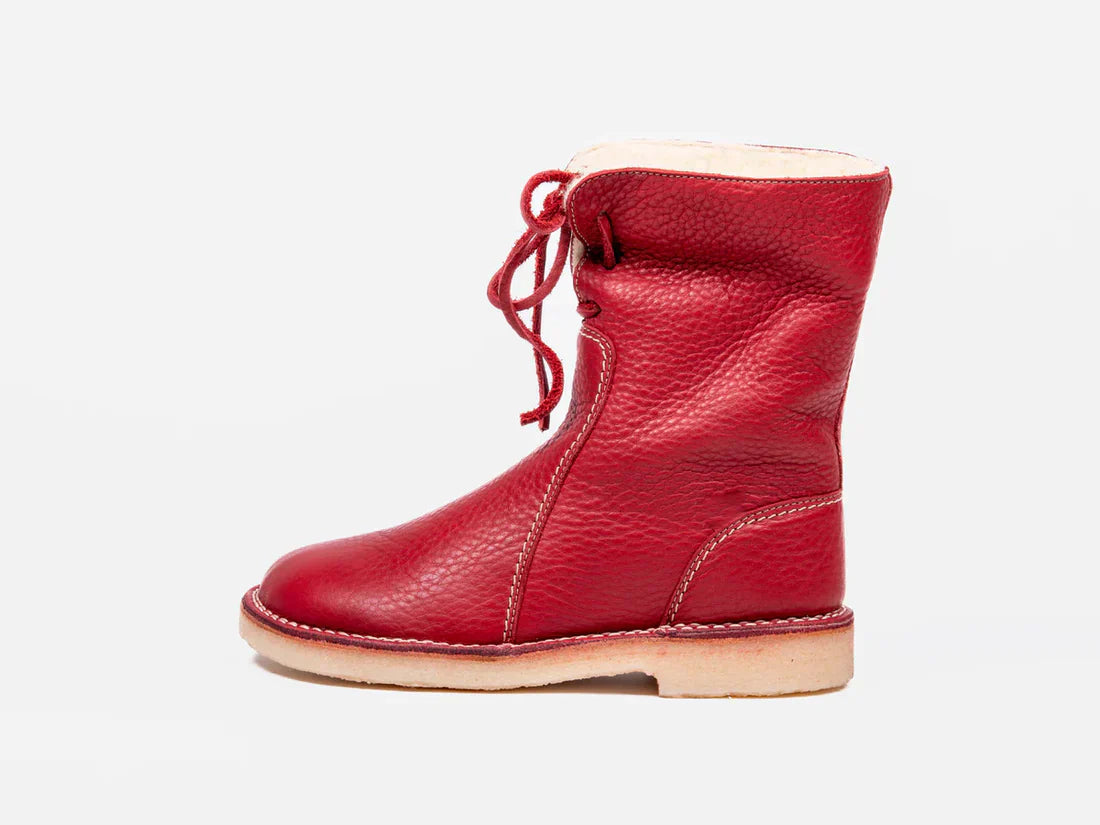 BOTTES STYLISHLY D'HIVER Rouge