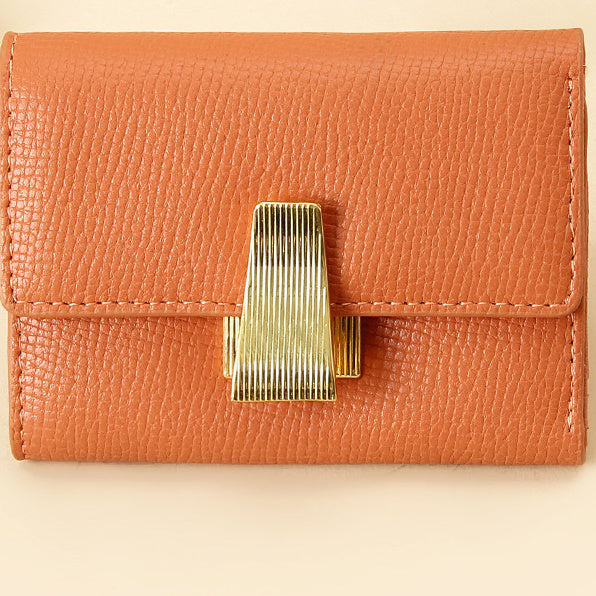 Lile - Portefeuille élégant et multifonctionnel Orange
