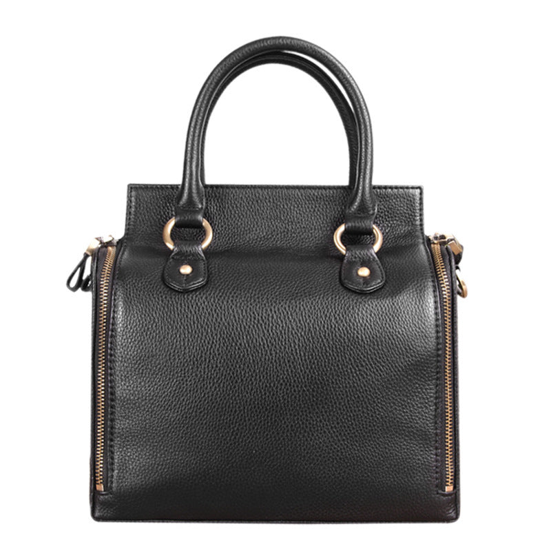 Sac À Main Rétro en Cuir PU Noir