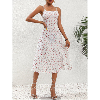 Robe Pois vivatelle Blanc