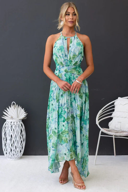 Robe mila Swing Florale Vert Floral