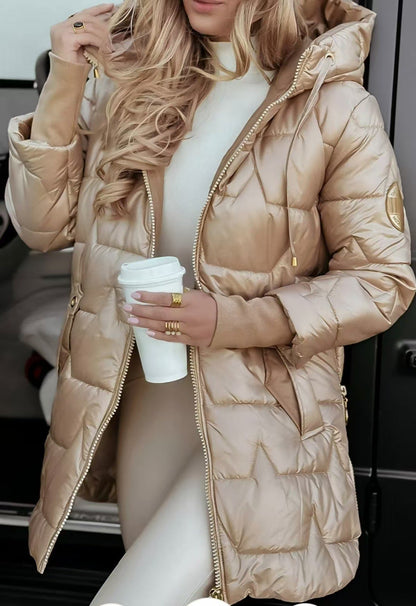 Olivia | Doudoune Hivernale Champagne