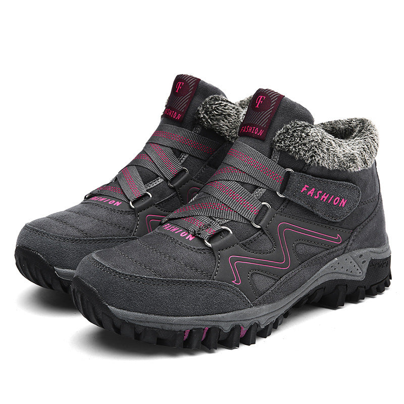 Bottes vivatelle - Chaleur & Confort Gris Rouge