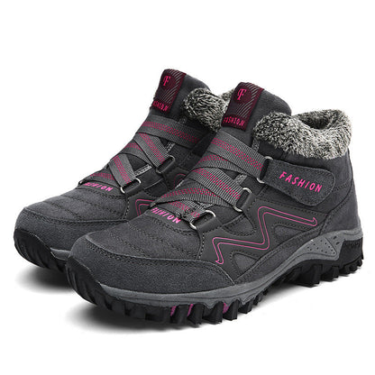 Bottes vivatelle - Chaleur & Confort Gris Rouge