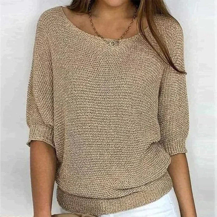 Carola｜Pull en maille Beige