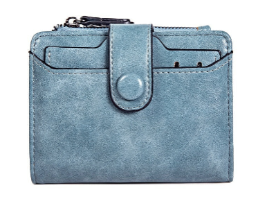 Portefeuille Casual en PU Blue