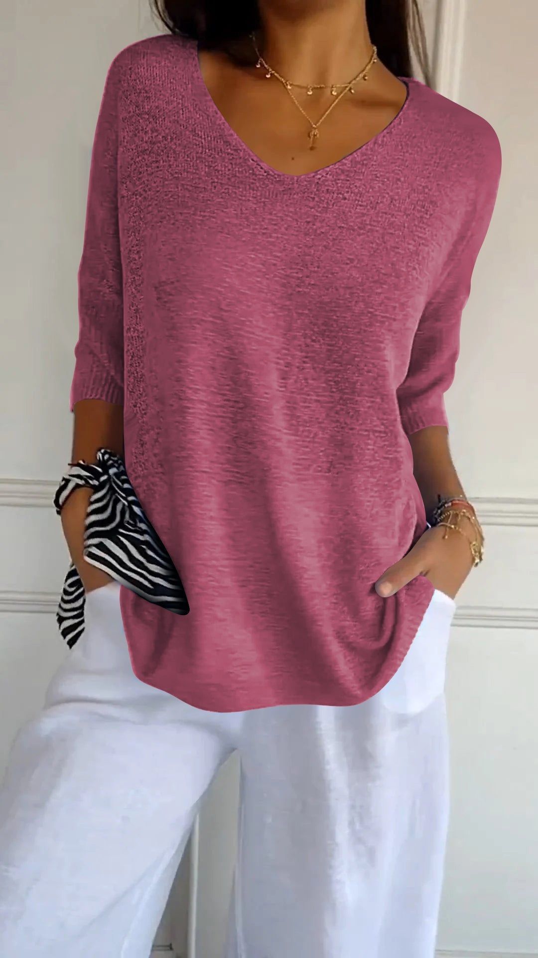 Pull Alice Sorties Intemporelles Rose
