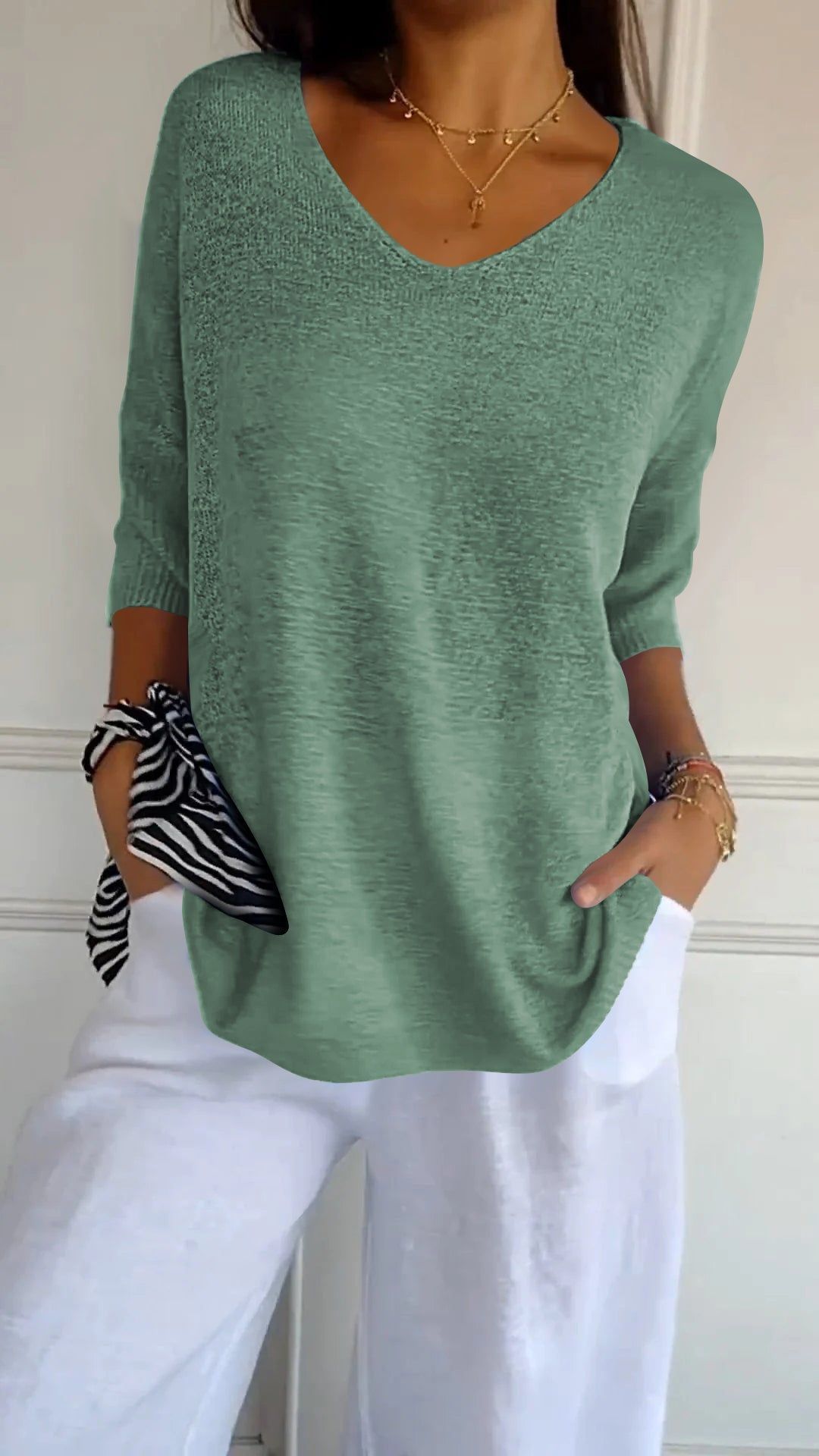 Pull Alice Sorties Intemporelles Vert Clair