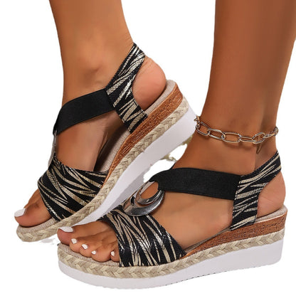 Luna™ | Sandales orthopédiques femme à maintien souple et design chic