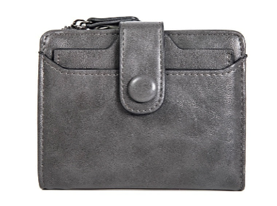 Portefeuille Casual en PU Gris