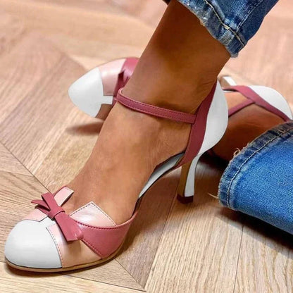 Lia|Sandales élégantes à talons Blanc