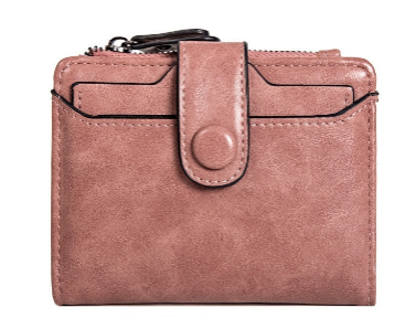 Portefeuille Casual en PU Rose