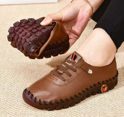Chaussures Orthopédiques Ultra Souples - En Cuir de Première Qualité Marron