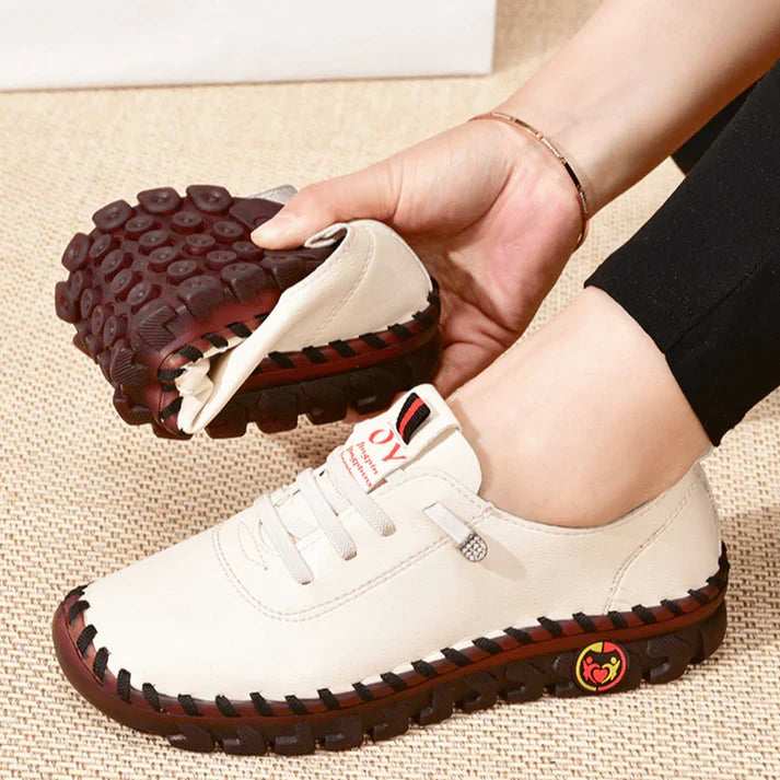 Chaussures Orthopédiques Ultra Souples - En Cuir de Première Qualité Blanc
