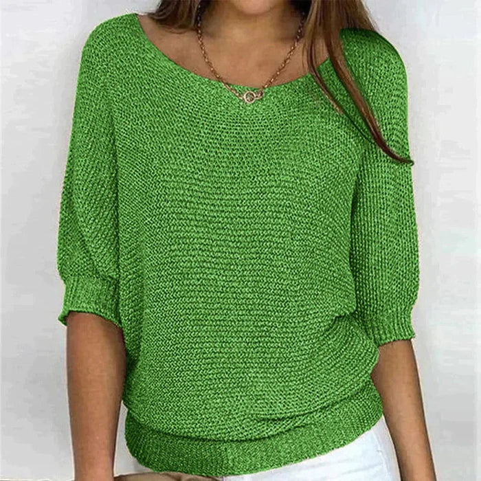 Carola｜Pull en maille Vert